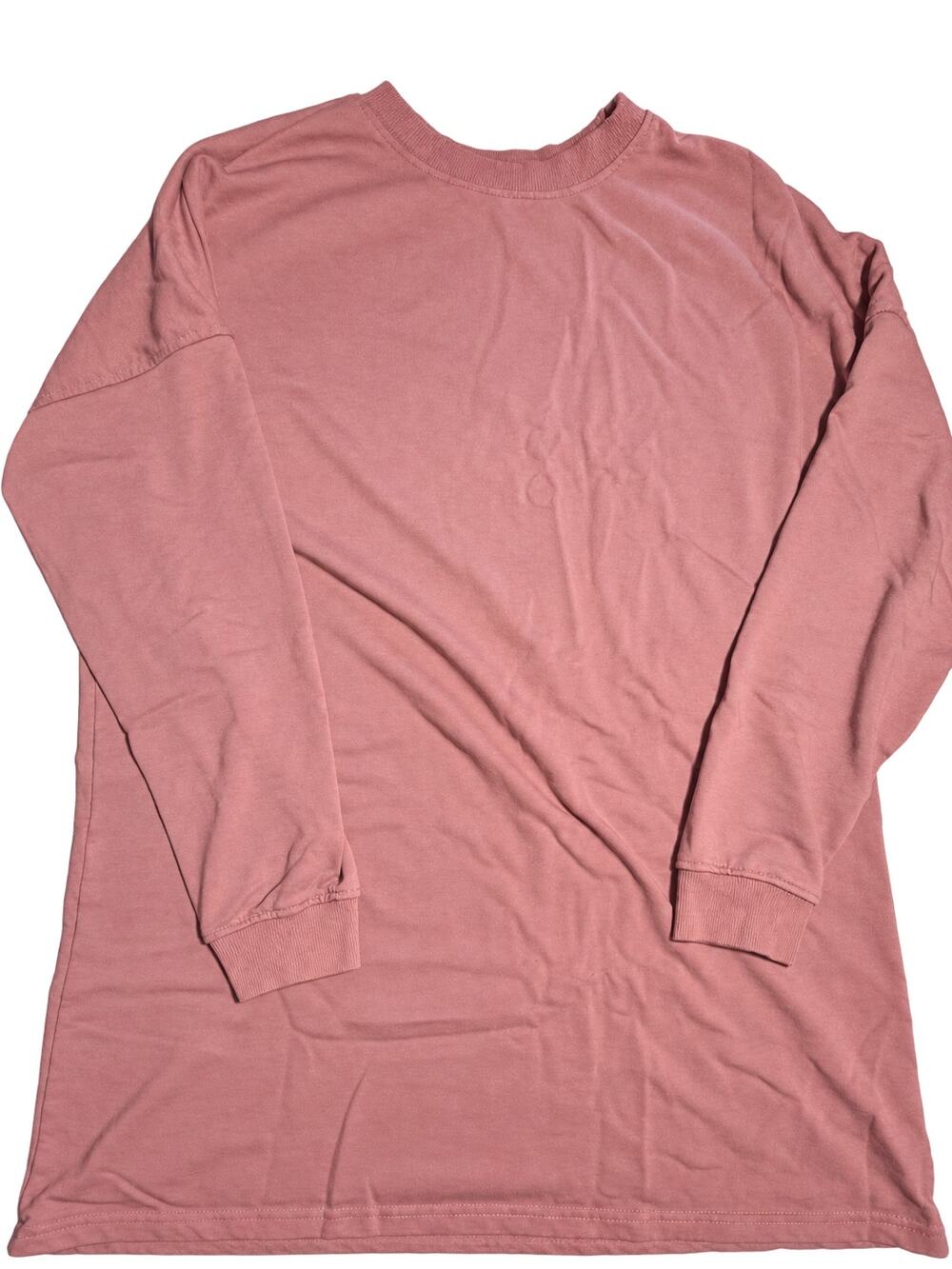 Missguided Women's Dusty Pink Crewneck Sweatshirt Size 4 Pullover Minimalist